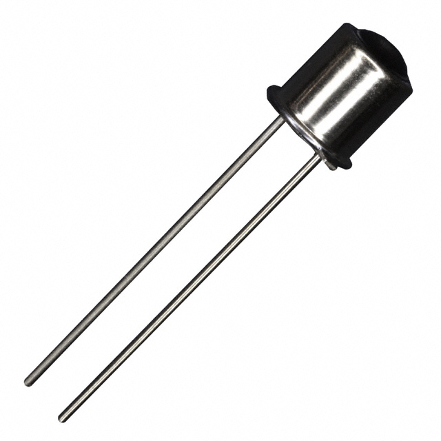 Infrared (IR) Emitter 950nm 1.3V 300mA 25mW/sr @ 100mA 10° TO-46-2 Lens Top Metal Can